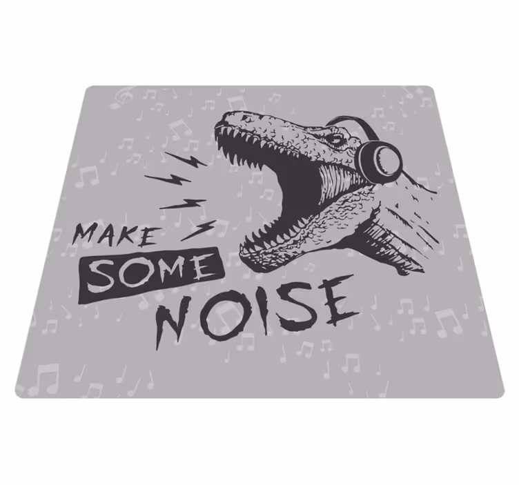 Vinyl Teppich kindlich dynamischer dinosauriersound - TenStickers