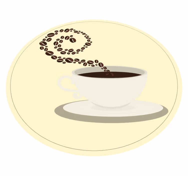 Vinyl teppich küche kaffee-aroma-bilder - TenStickers
