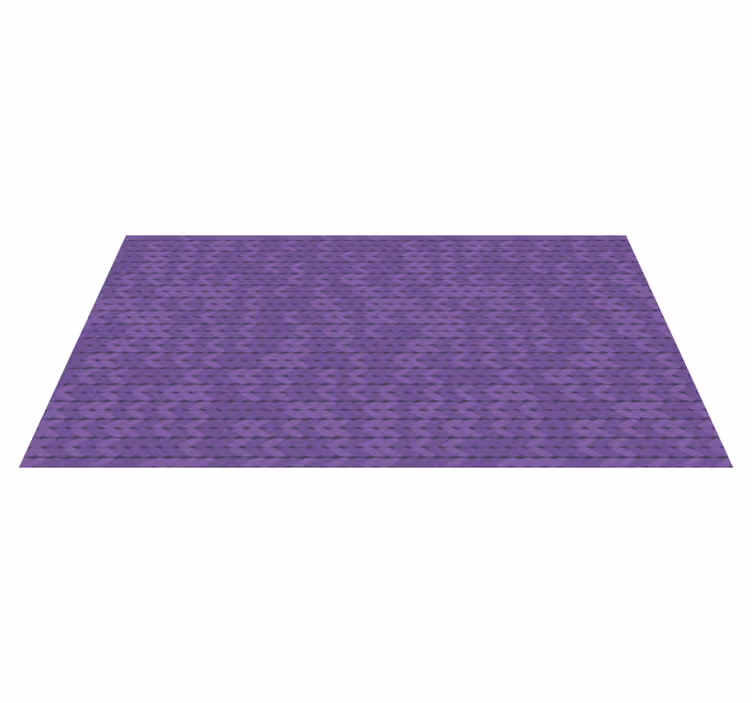 Vinyl Teppich Textur lila geflochtenes muster - TenStickers