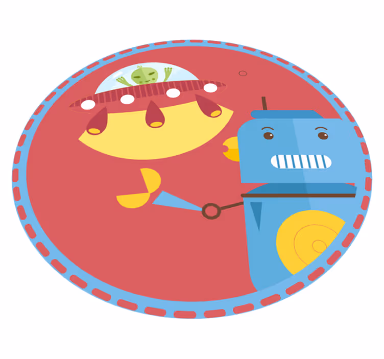 Vinyl Teppich Kinder u-boot-roboterspiel - TenStickers