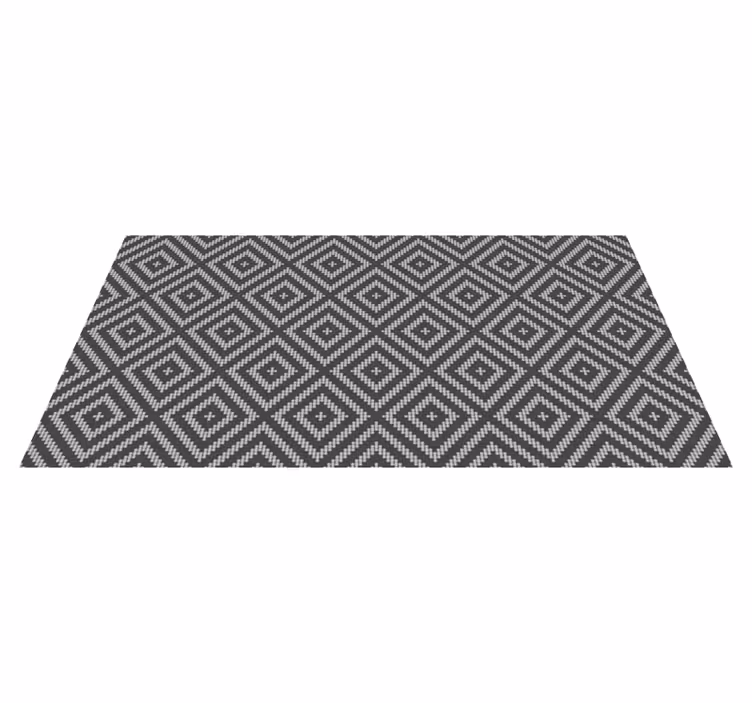 Vinyl Teppich Fliesenoptik geometrisches musterdetail - TenStickers