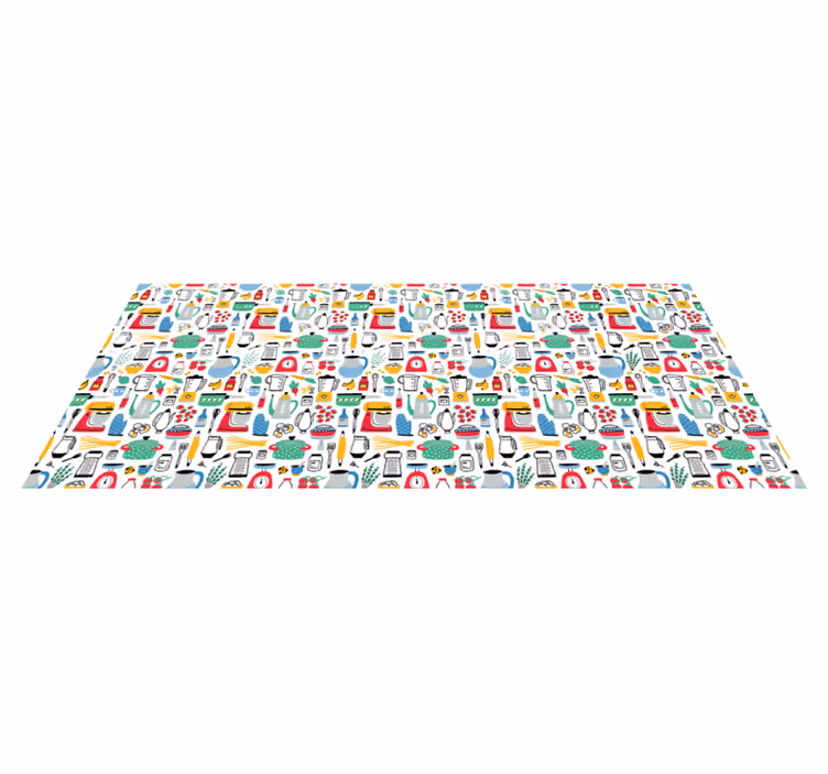 Vinyl Teppich Alphabet alphabet-Fliesen - TenStickers