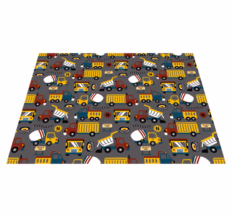 Vinyl Teppich Kinder bauspaß - TenStickers