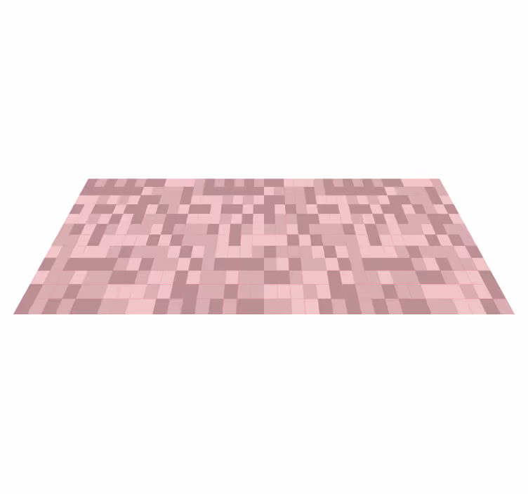 Vinyl Teppich geometrisch pixelige tarnung - TenStickers