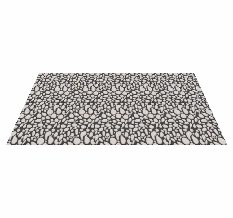 Vinyl Teppich Textur kieselsteinmuster - TenStickers