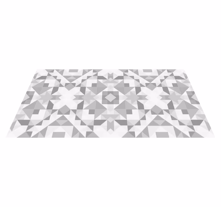 Vinyl teppich geometrisch abstrakt - TenStickers