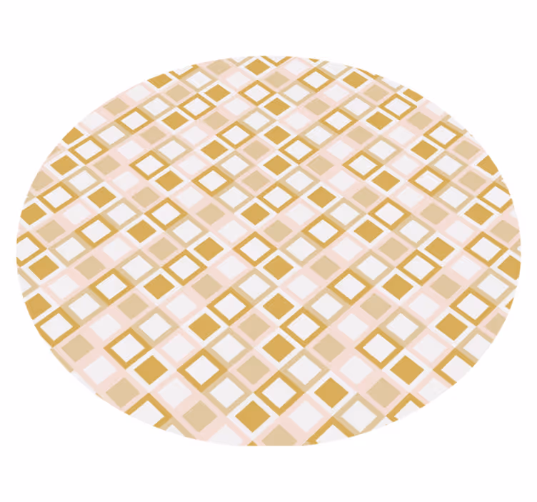 Vinyl Teppich geometrisch geometrisches gittermuster - TenStickers