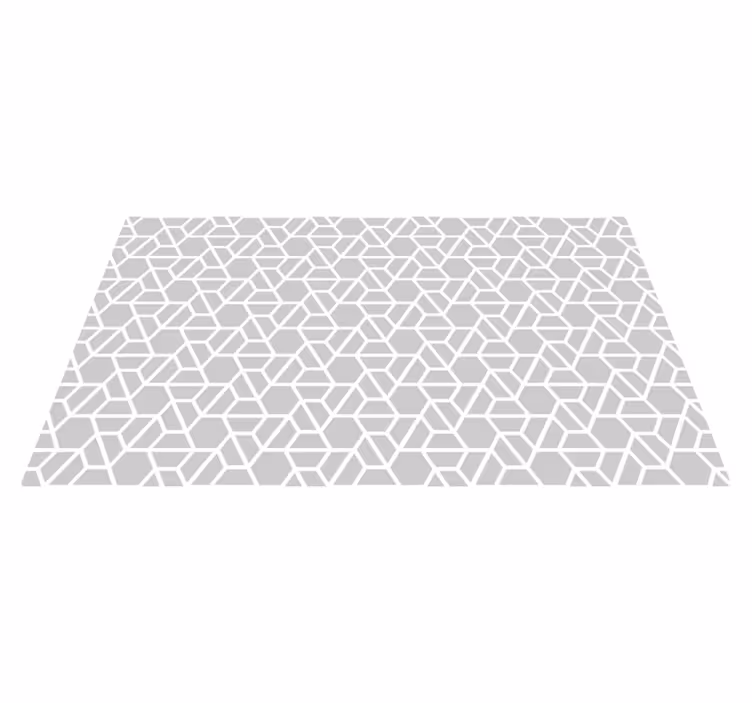 Vinyl Teppich geometrisch geometrisches gitterdesign - TenStickers