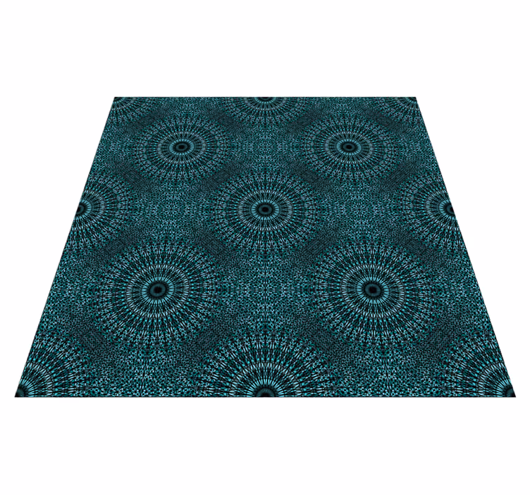 Vinyl teppich mandala strahlende mandala schönheit - TenStickers