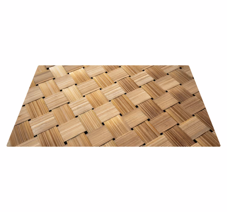 Vinylteppich Holzoptik parkettsimulation - TenStickers