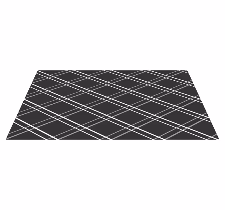 Vinyl Teppich geometrisch geometrische linienmuster - TenStickers