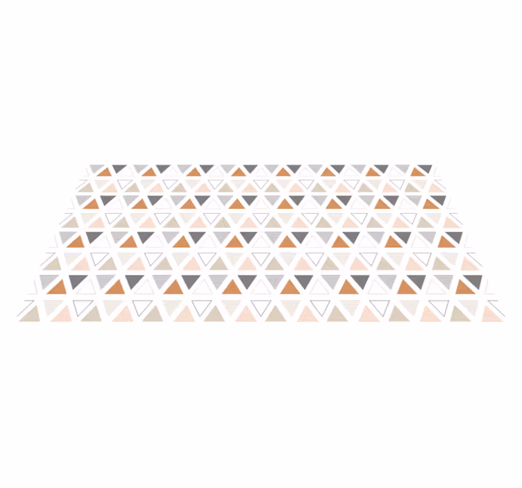 Vinyl Teppich geometrisch dreieckiges musterdesign - TenStickers