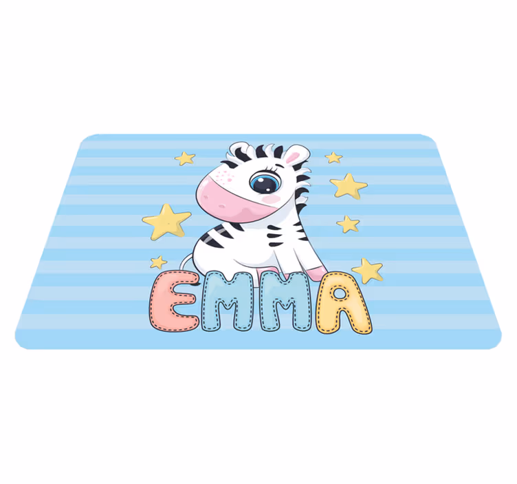 Vinyl Teppich Kinder zebrastreifenspaß - TenStickers