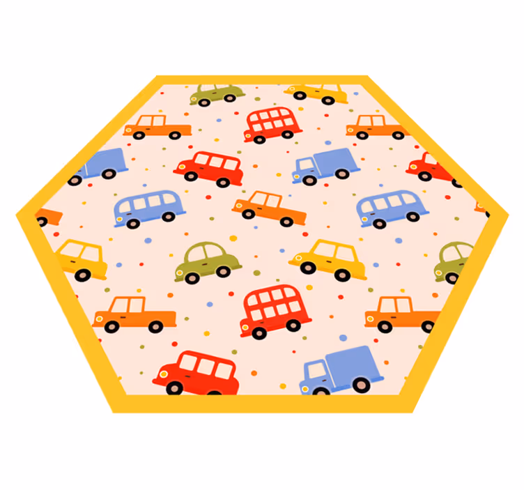 Vinyl Teppich kindlich spielerischer transport - TenStickers