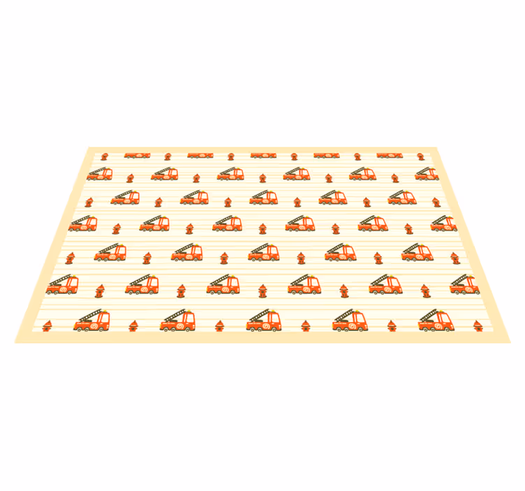 Vinyl Teppich kindlich verspieltes transportthema - TenStickers