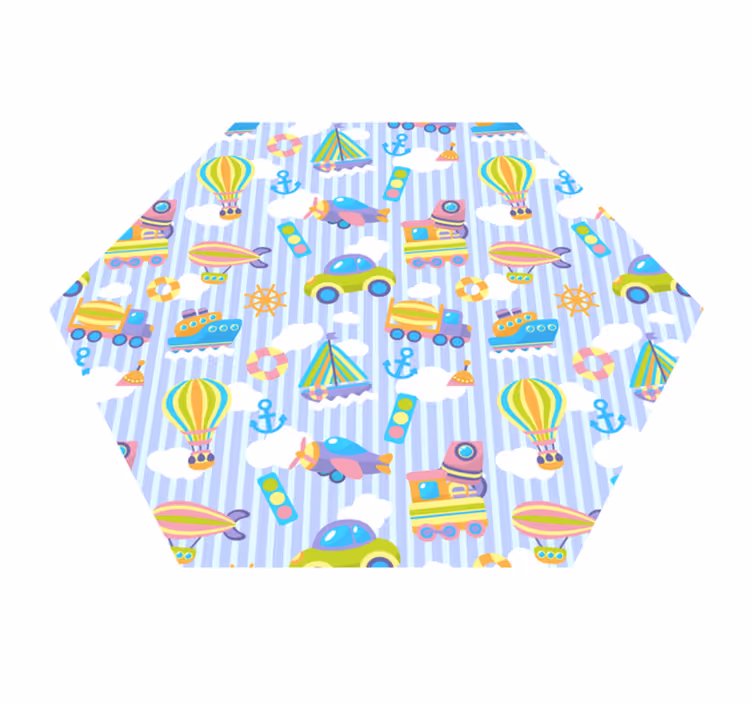 Vinyl Teppich Kinderzimmer kindheitsbilder - TenStickers