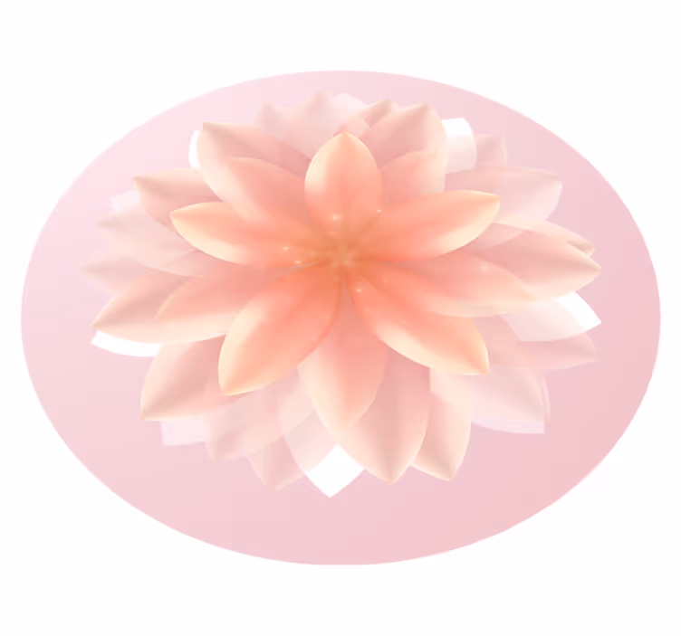 Vinyl Teppich Blumen florales tafelaufsatz - TenStickers