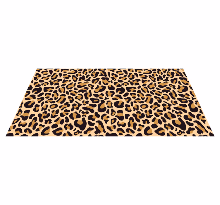 Vinyl Teppich Tiermuster leopardenflecken-oberfläche - TenStickers