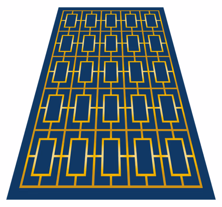 Vinyl Teppich geometrisch geometrische raffinesse - TenStickers