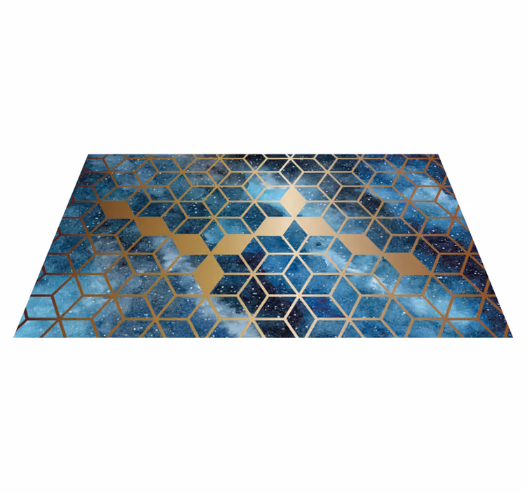 Vinyl Teppich Fliesenoptik mosaik funkeln - TenStickers