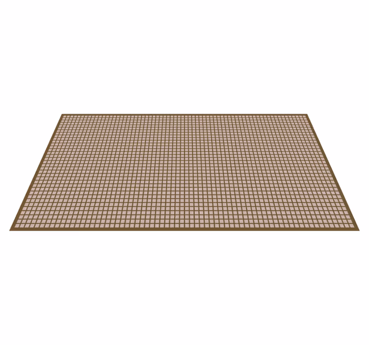 Vinyl Teppich gestreift geometrisches gittermuster - TenStickers