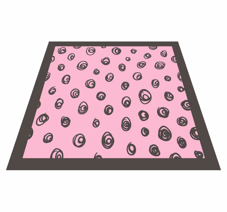 Vinyl Teppich Schlafzimmer spiralmuster dekor - TenStickers