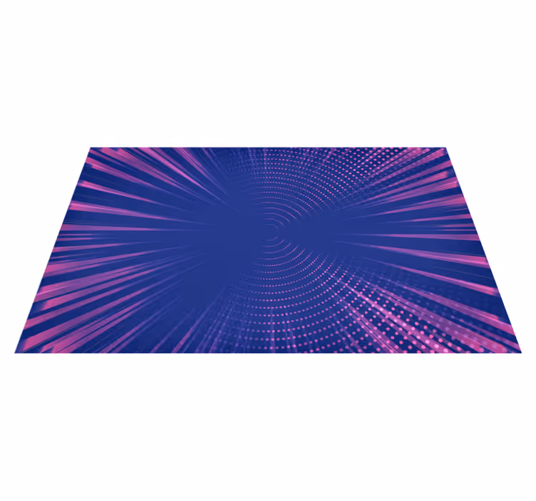 Vinyl Teppich geometrisch optische ausstrahlung - TenStickers