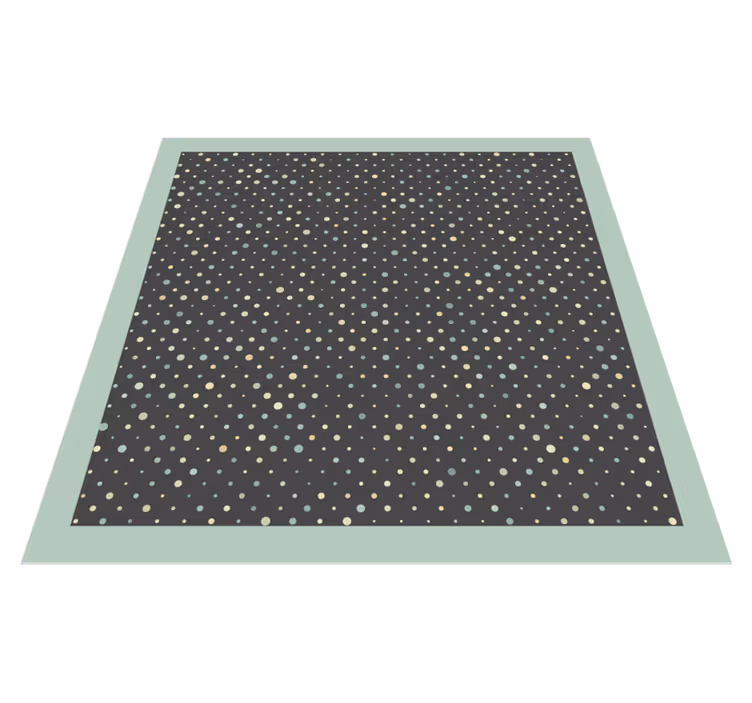 Vinyl Teppich gestreift tupfenmuster - TenStickers