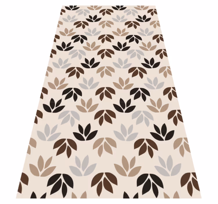 Vinyl Teppich Blumen blumenmusterthema - TenStickers
