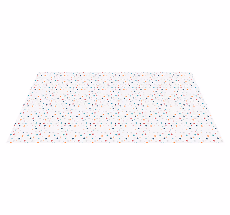 Vinyl Teppich Kinderzimmer tupfenspaß - TenStickers