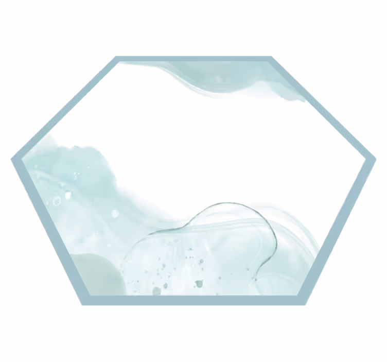 Vinyl Teppich minimalistisch weiche aqua-wirbel - TenStickers