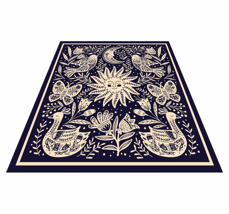 Vinyl Teppich Schlafzimmer himmlische volksharmonie - TenStickers