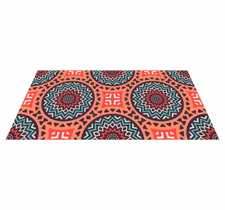 Vinyl Teppich Mandala geometrisches medaillonmuster - TenStickers