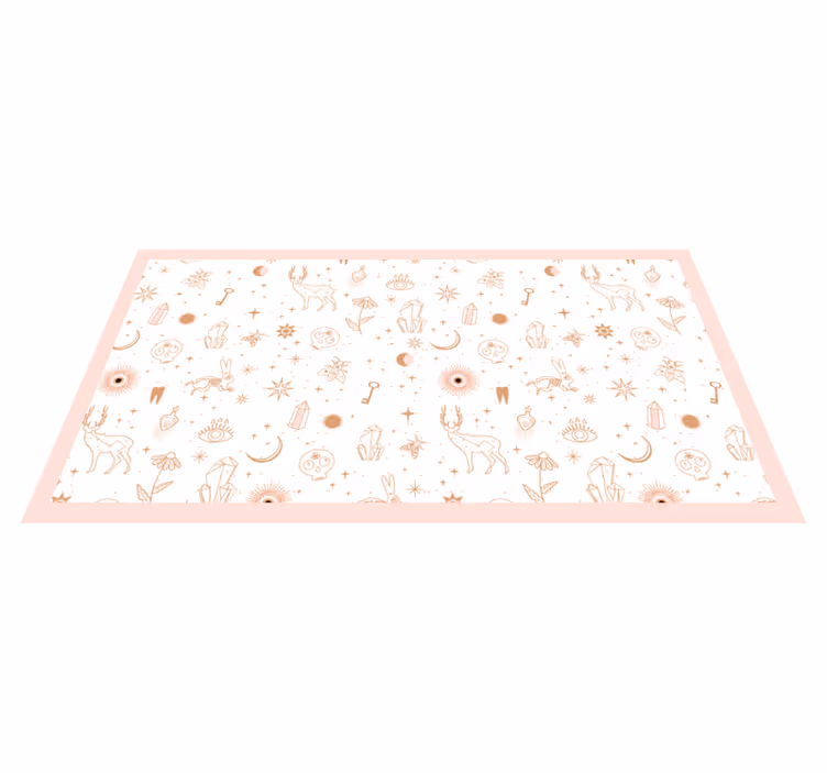 Vinyl Teppich Baby himmlisches minimalistisches design - TenStickers