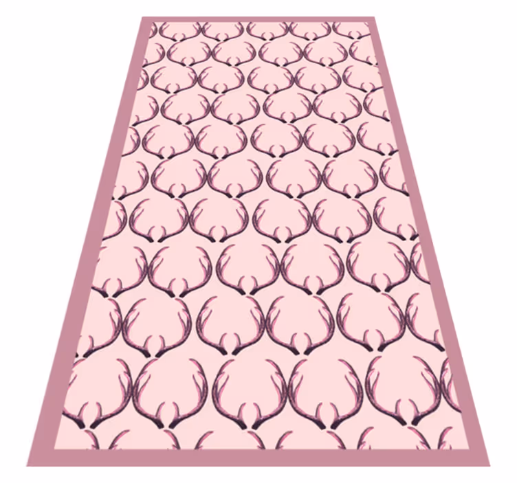 Vinyl Teppich nordisch elegantes geweihmotiv - TenStickers