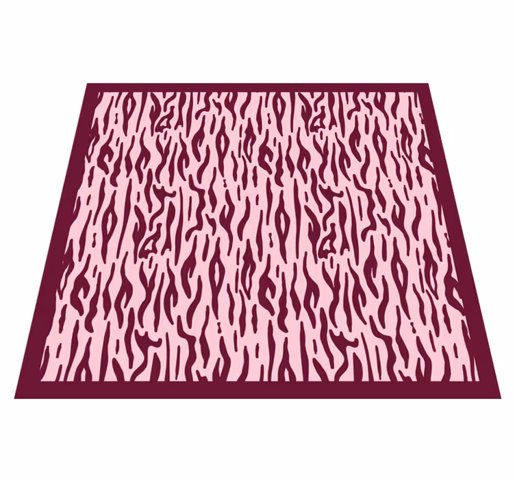 Vinyl teppich tiermuster mit wilden tiermotiven - TenStickers
