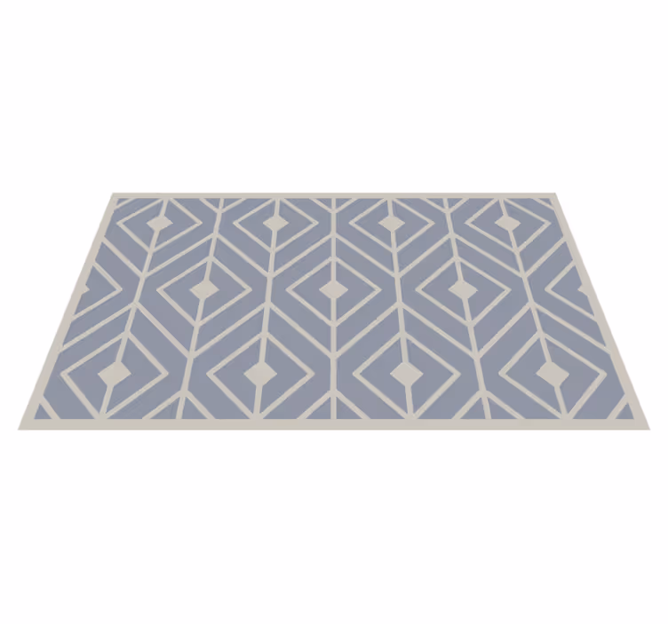 Vinyl Teppich Schlafzimmer weiches geometrisches muster - TenStickers