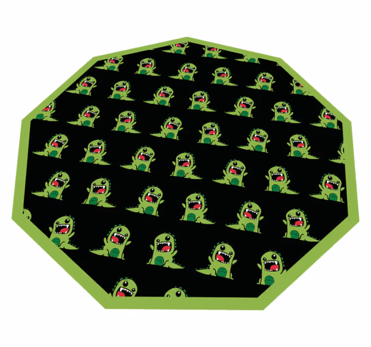 Vinyl Teppich Kinderzimmer cartoon-kreatur-muster - TenStickers
