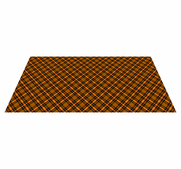 Vinyl Teppich Textur herbst-karomuster - TenStickers