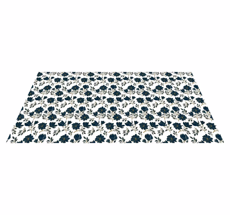 Vinyl Teppich Blumen florales schönheitsdesign - TenStickers
