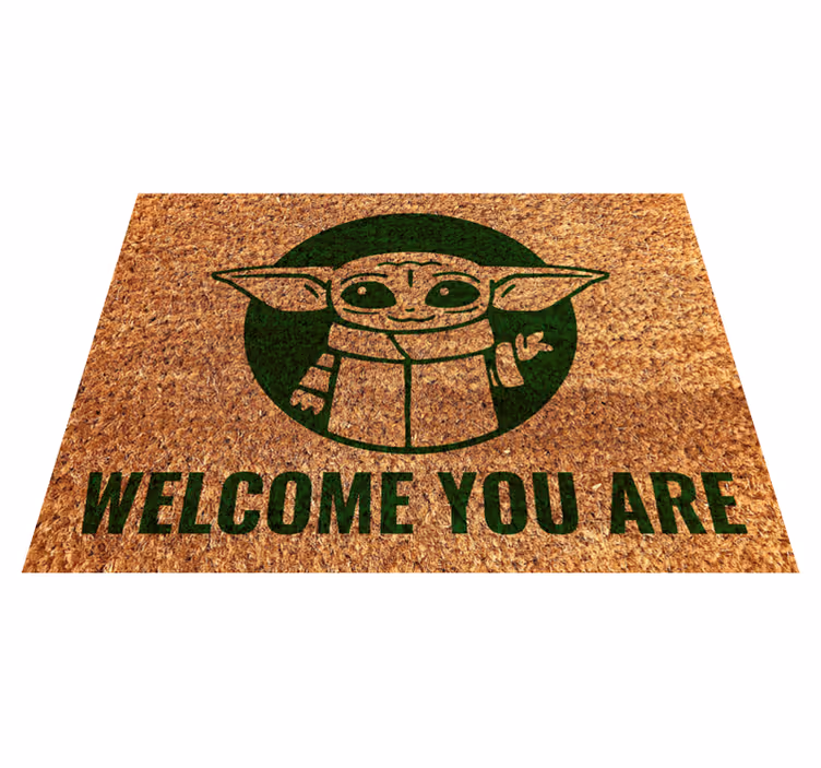 Vinyl Teppich Eingang Willkommen Star Wars - TenStickers