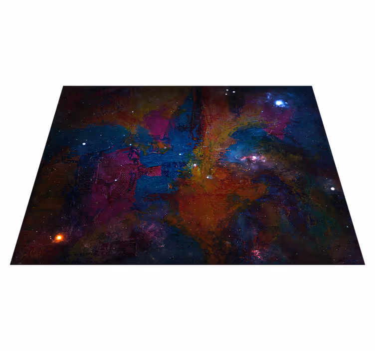 Vinyl Teppich Sterne kosmisches raumdesign - TenStickers