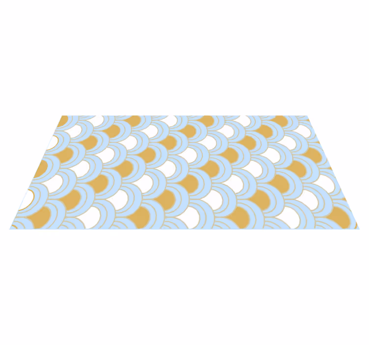 Vinylteppich geometrisch Nordisches modernes geometrisches Muster - TenStickers