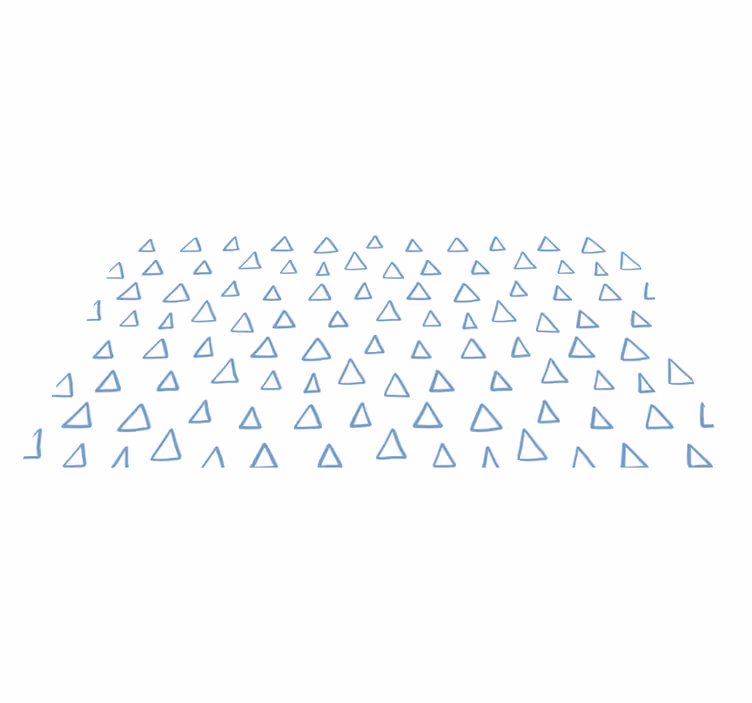 Vinyl Teppich geometrisch dreieck-musterdesign - TenStickers