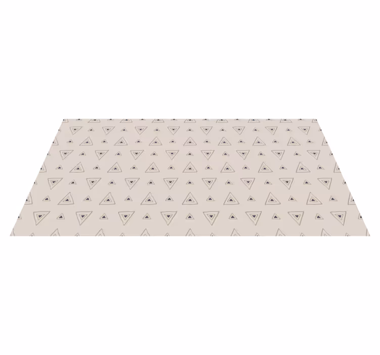 Vinyl Teppich Baby stilvolles dreiecksmuster - TenStickers