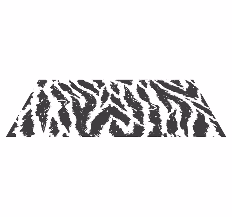 Vinyl Teppich Tiermuster zebrastreifen-konzept - TenStickers