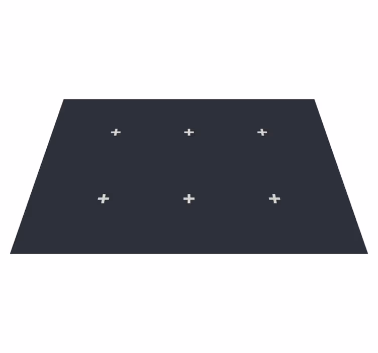 Vinyl Teppich minimalistisch dunkles geometrisches muster - TenStickers