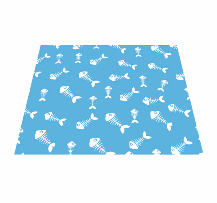 Vinyl Teppich Küche wiegeskelett - TenStickers
