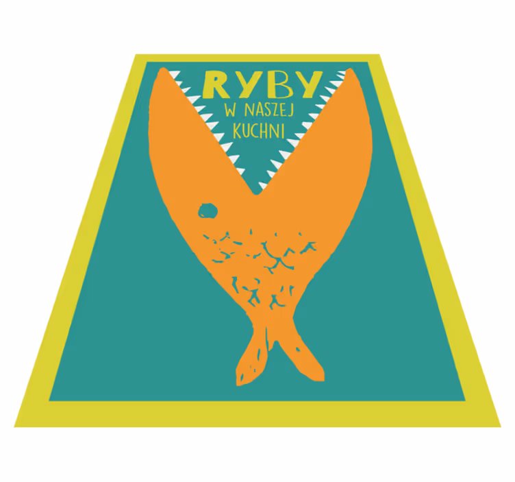 Vinyl Teppich Küche fischküchenschild - TenStickers