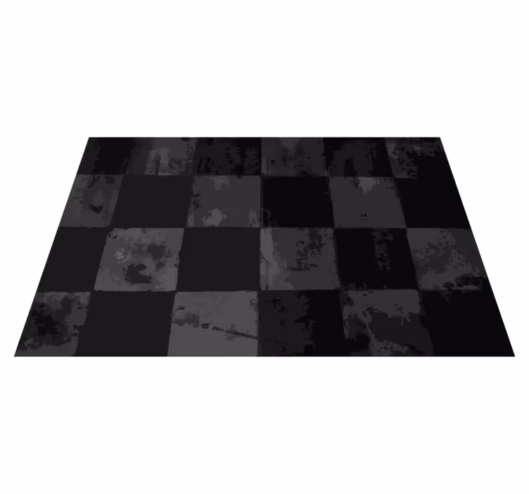 Vinyl Teppich Fliesenoptik kariertes layout - TenStickers